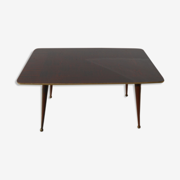 Scandinavian style coffee table, lacquered top