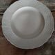 8 large English white earthenware plates 19th