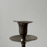 3-light candlestick in silver metal