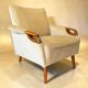 Fauteuil vintage en bois