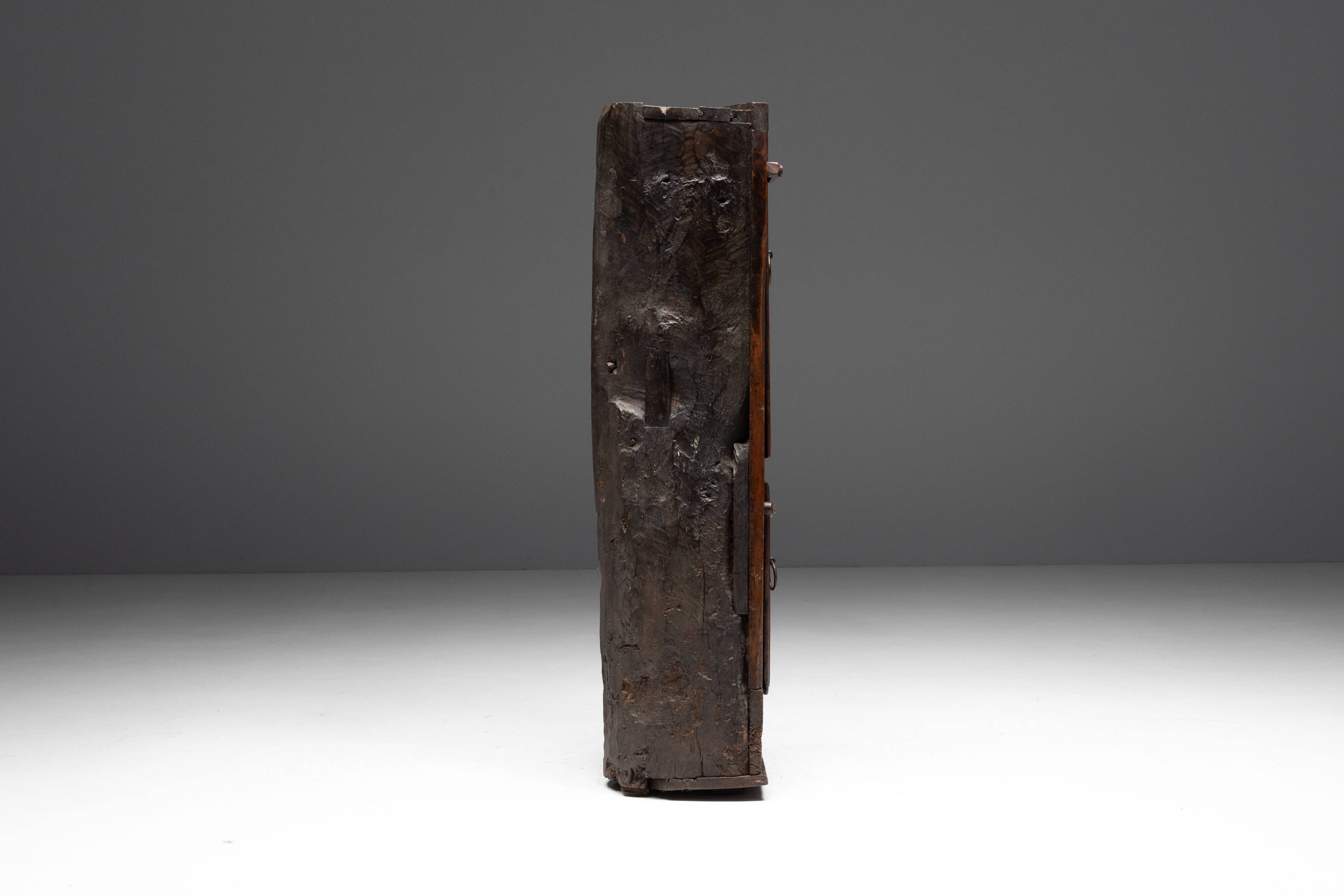 Antique Vernacular Cabinet, France, 19th Century