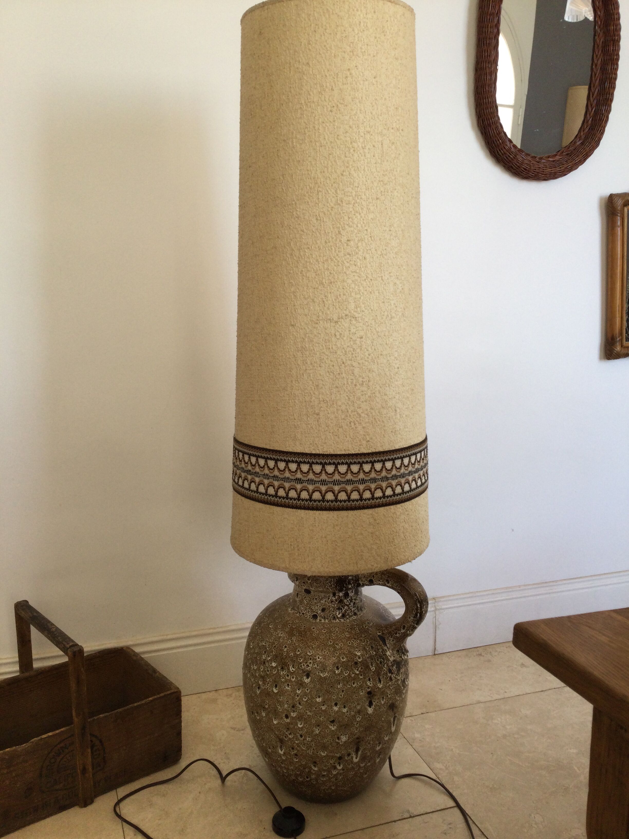 Fat Lava floor lamp year 70