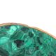 Vide poche en malachite et laiton, années 60