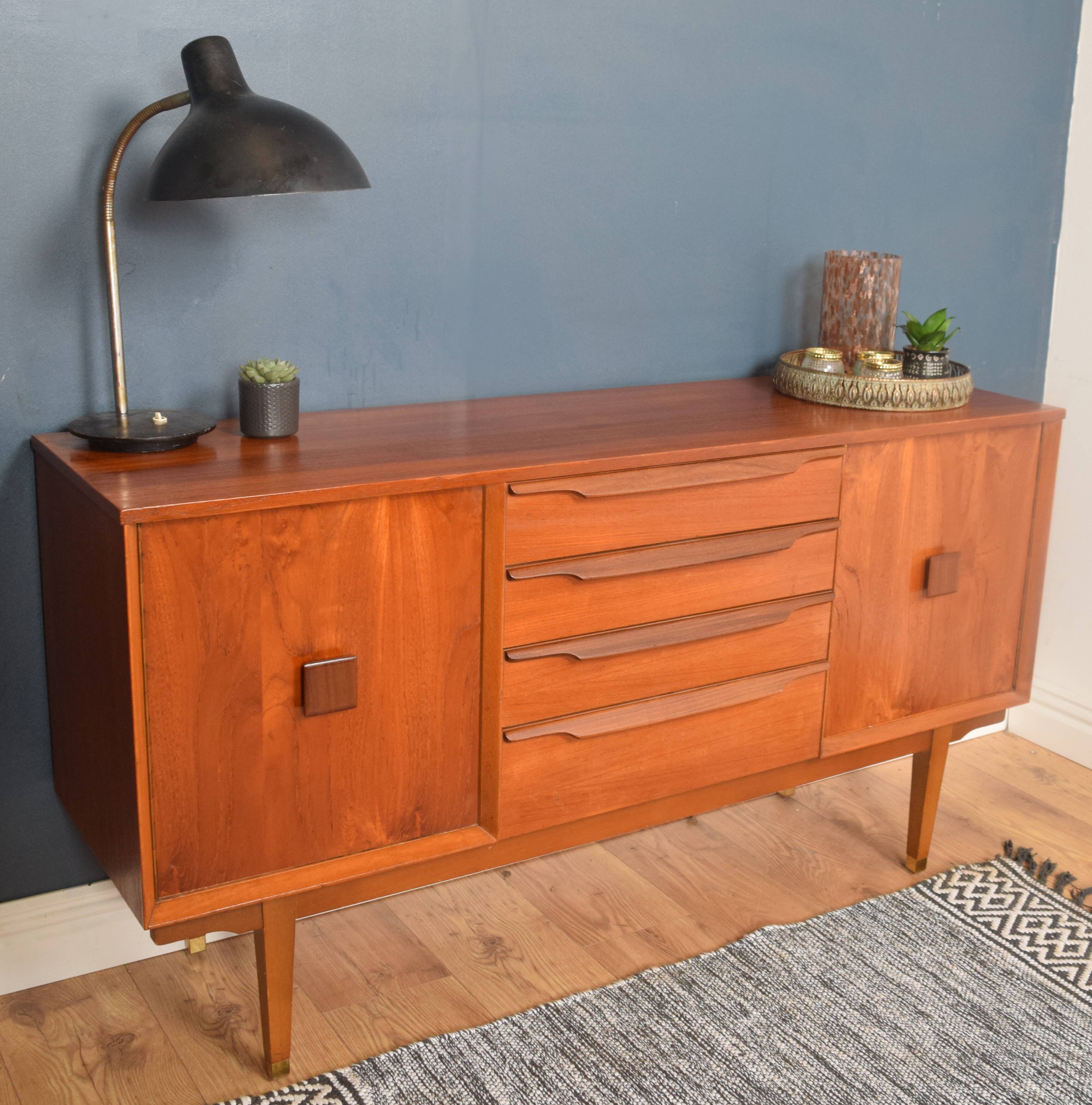Restored teak 1960s Lebus sideboard