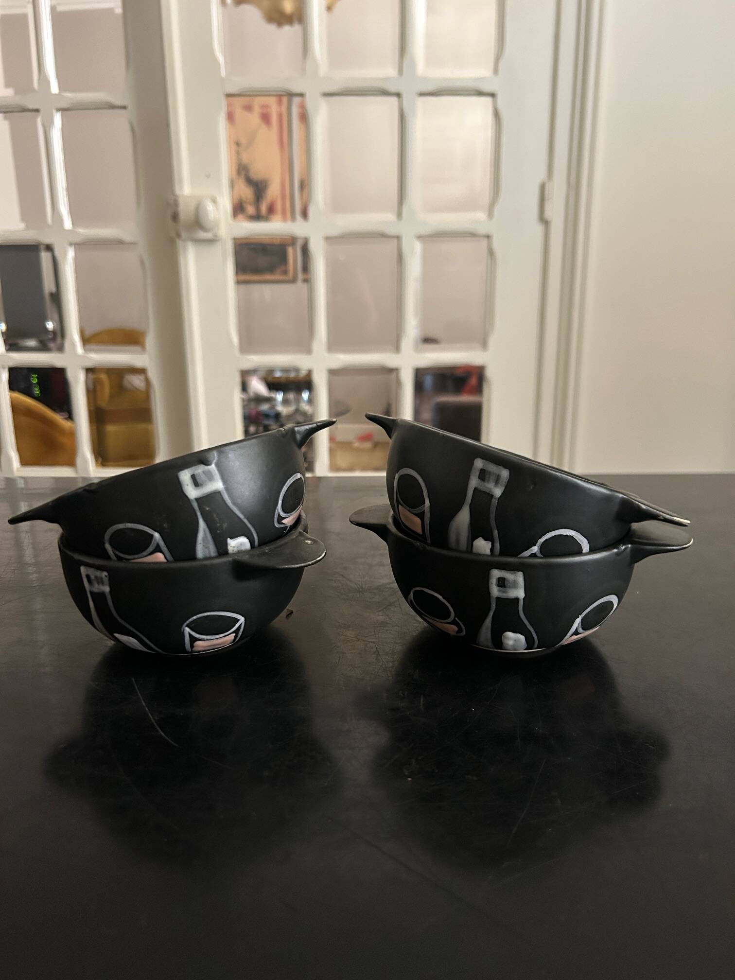 4 bowls from the 50s, Vallauris