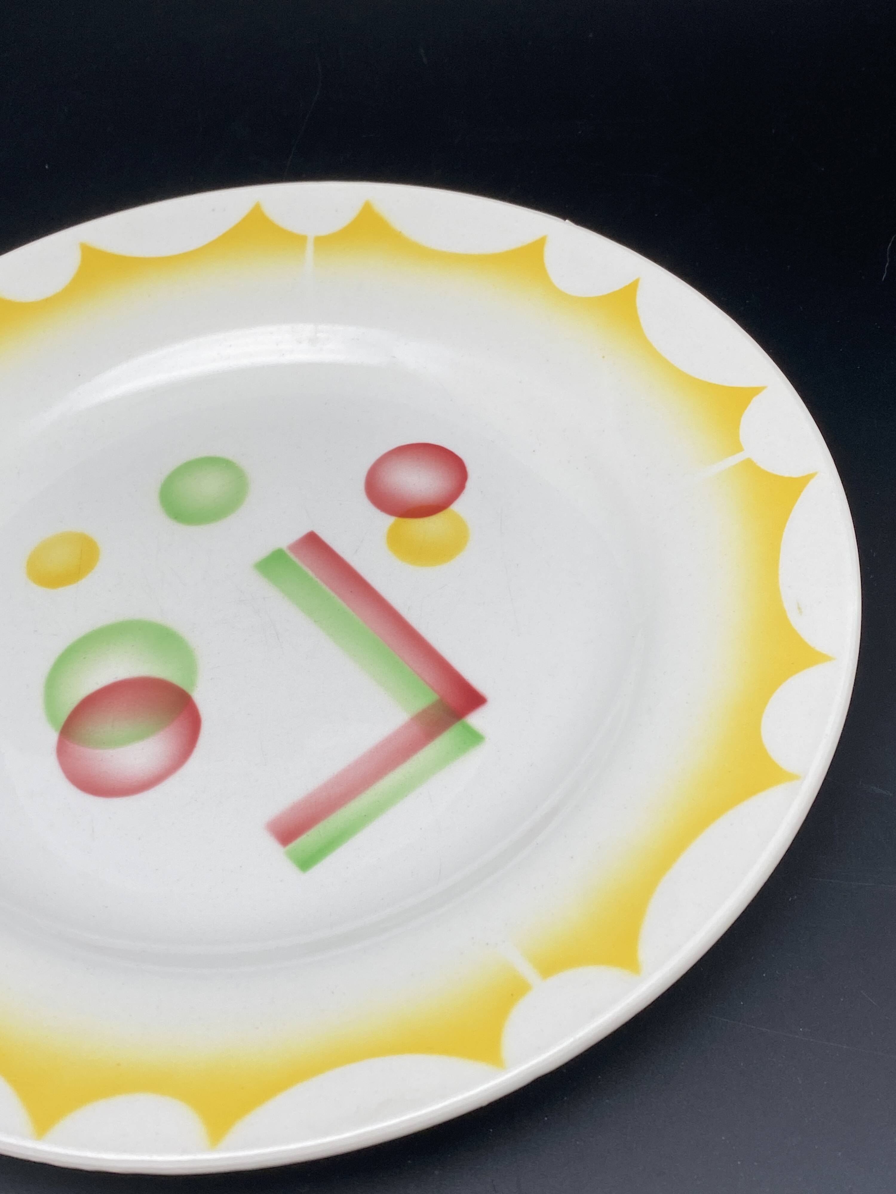 Dinner plates “Planètes” Collection Digoin Sarreguemines – MPM0324VLP1