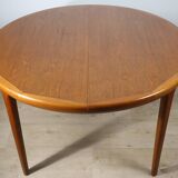 VV Mobler Spottrup Scandinavian extendable teak table, 1960