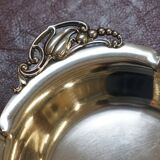 Pair of sterling silver biscuit dishes by Webster circa 1950.