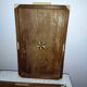 3 pull-out trays in teak and ebony bone marquetry