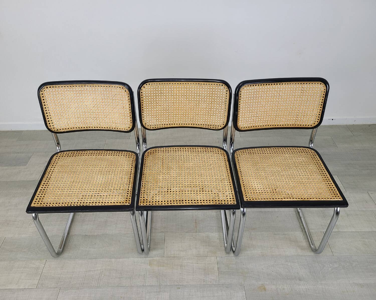 Chaise cesca B32 design Marcel Breuer vintage Bauhaus 1970