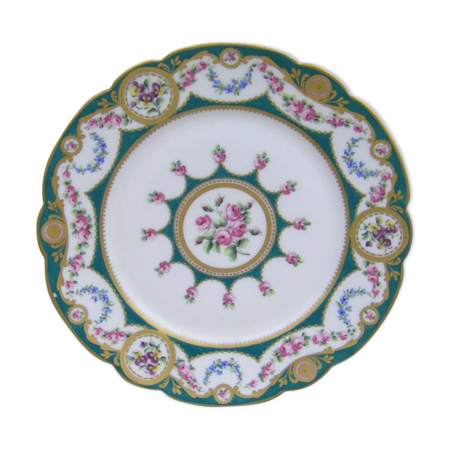 Porcelain plate from Samson in Paris