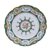 Assiette en porcelaine de Samson à Paris