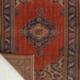Anatolian handmade vintage rug 230 cm x 150 cm