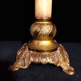 Gilt Bronze Planter with Onyx Column