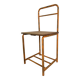 Table de chevet/ chevet d'internat en métal et bois