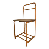 Table de chevet/ chevet d'internat en métal et bois