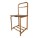 Table de chevet/ chevet d'internat en métal et bois