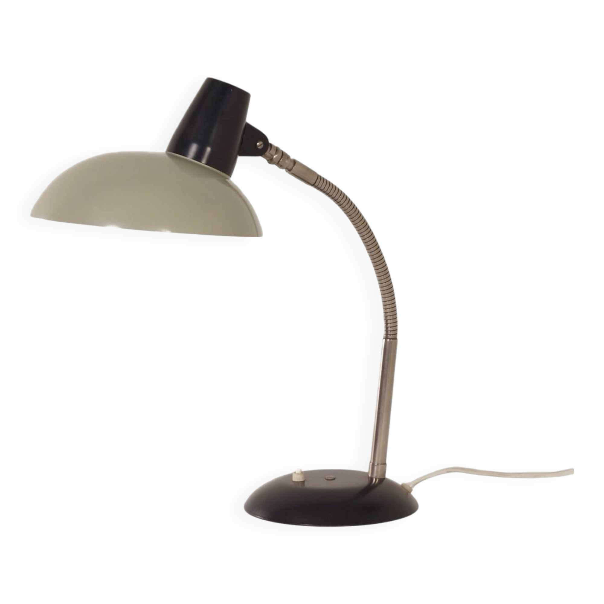 Desk lamp model 50 by karl lang for sis-licht, 1960s | stony grey