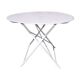 Folding iron garden table