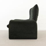 2-seater sofa & footstool maralunga by Vico Magistretti, Cassina