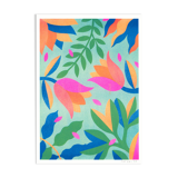 Illustration A4, Tulips, in risography