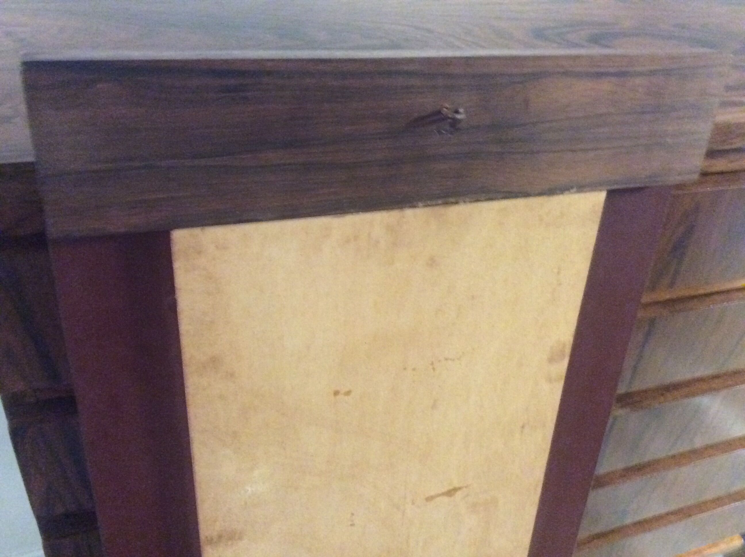 Ensemble Werner Wolfer commode et miroir vintage des années 60