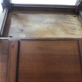 Showcase XIX ° walnut and marquetry