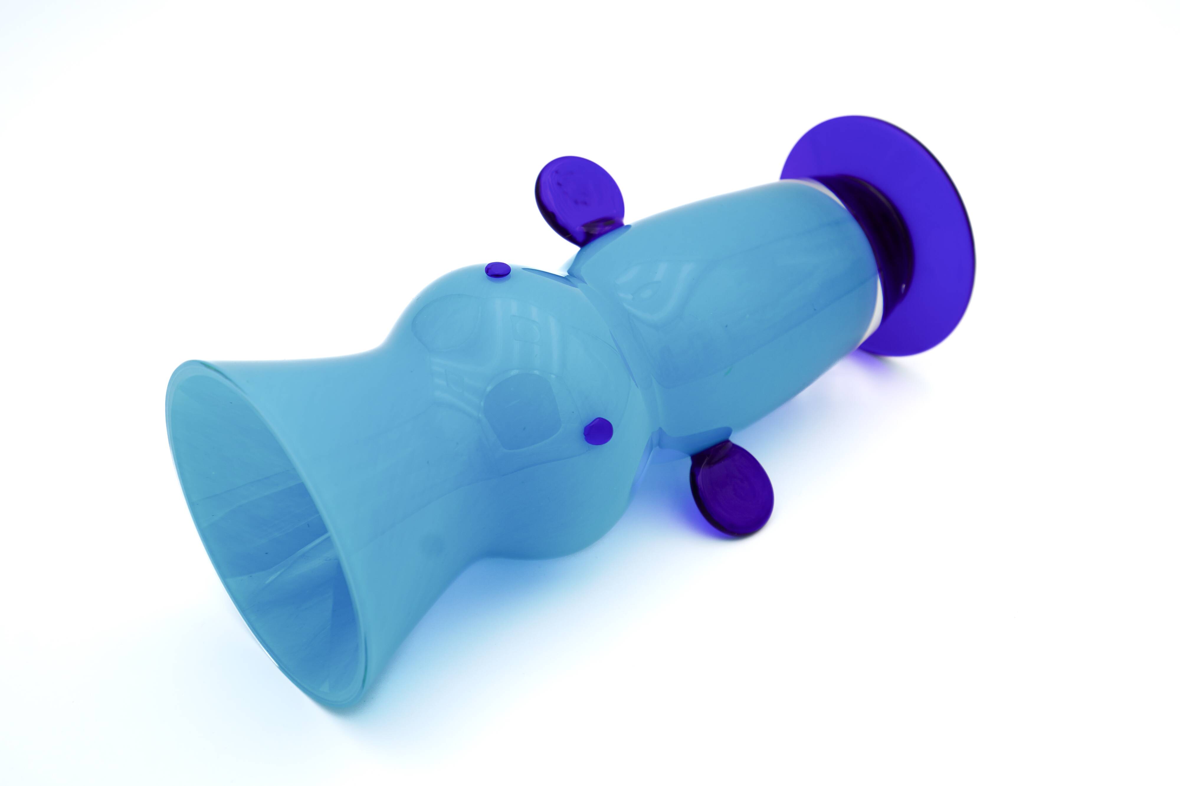 Important vase sculpture "character" – Jiří Šuhájek for B.A.G. & Barovier
