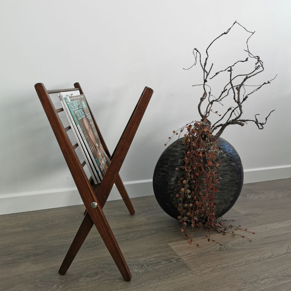 Mid-century magazine holder