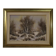 Italian winter landscape painting oil on canvas