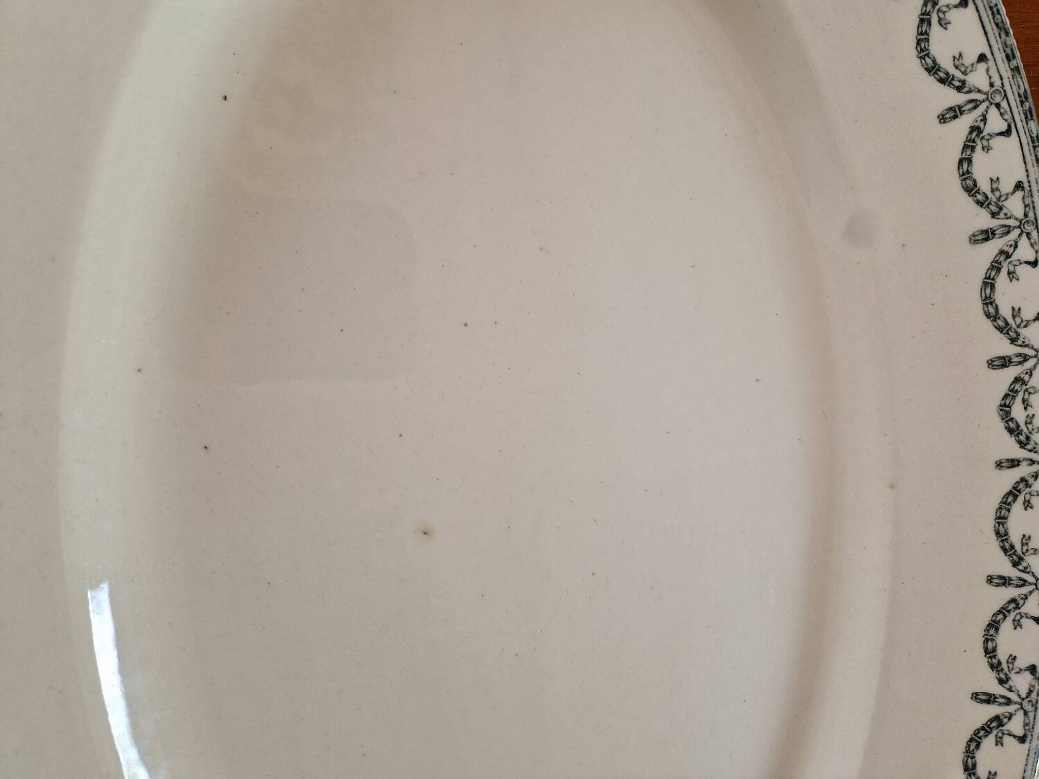 Lot De 2 Grands Plats Salins Modèle Guirlandes LXVI