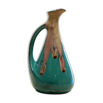 Carafe à liqueur vintage en céramique par la manufacture Denbac
