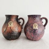 Set of 2 Ruscha vases 1970