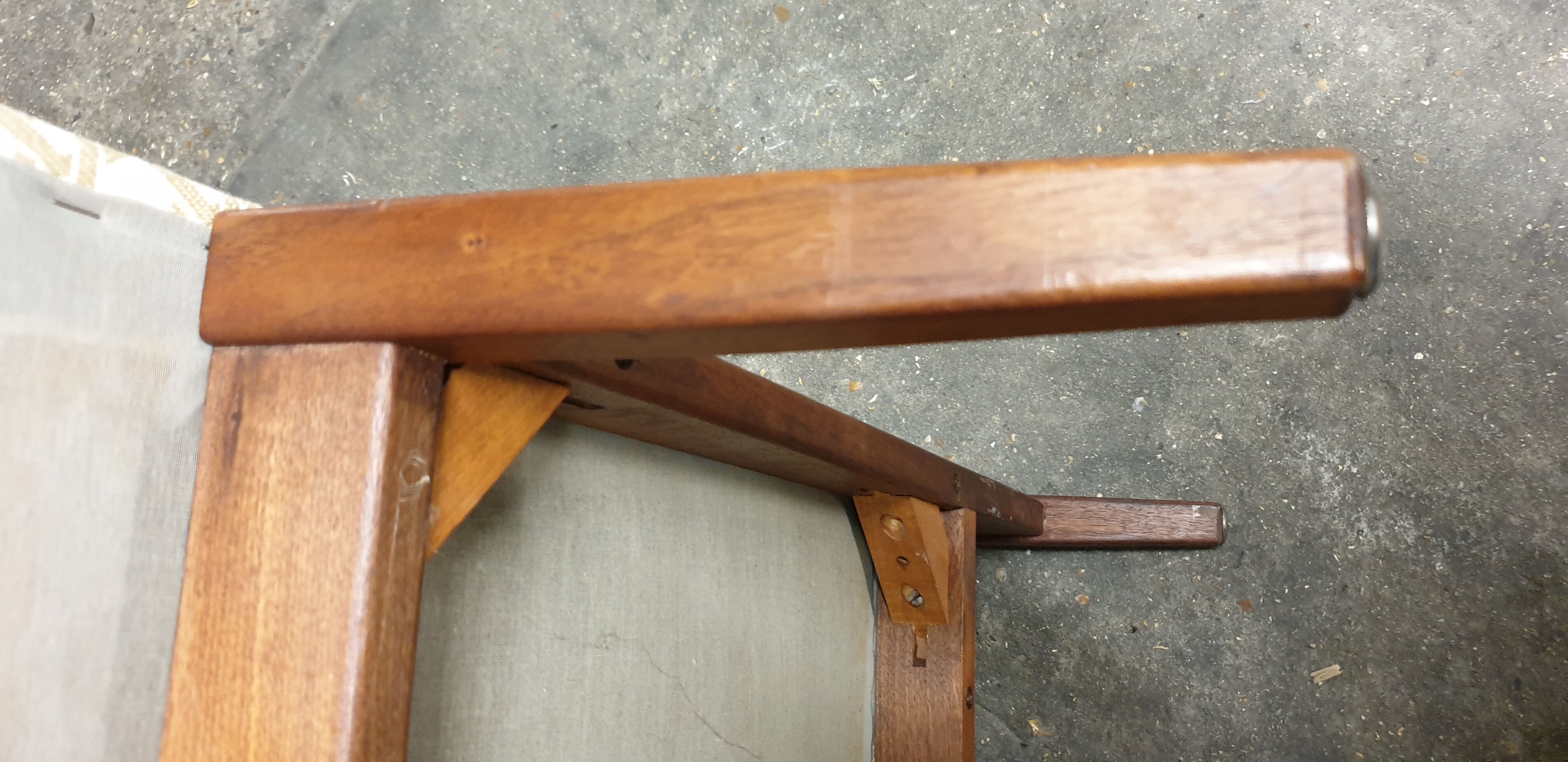 Pair of Scandinavian armchair chairs 60/70