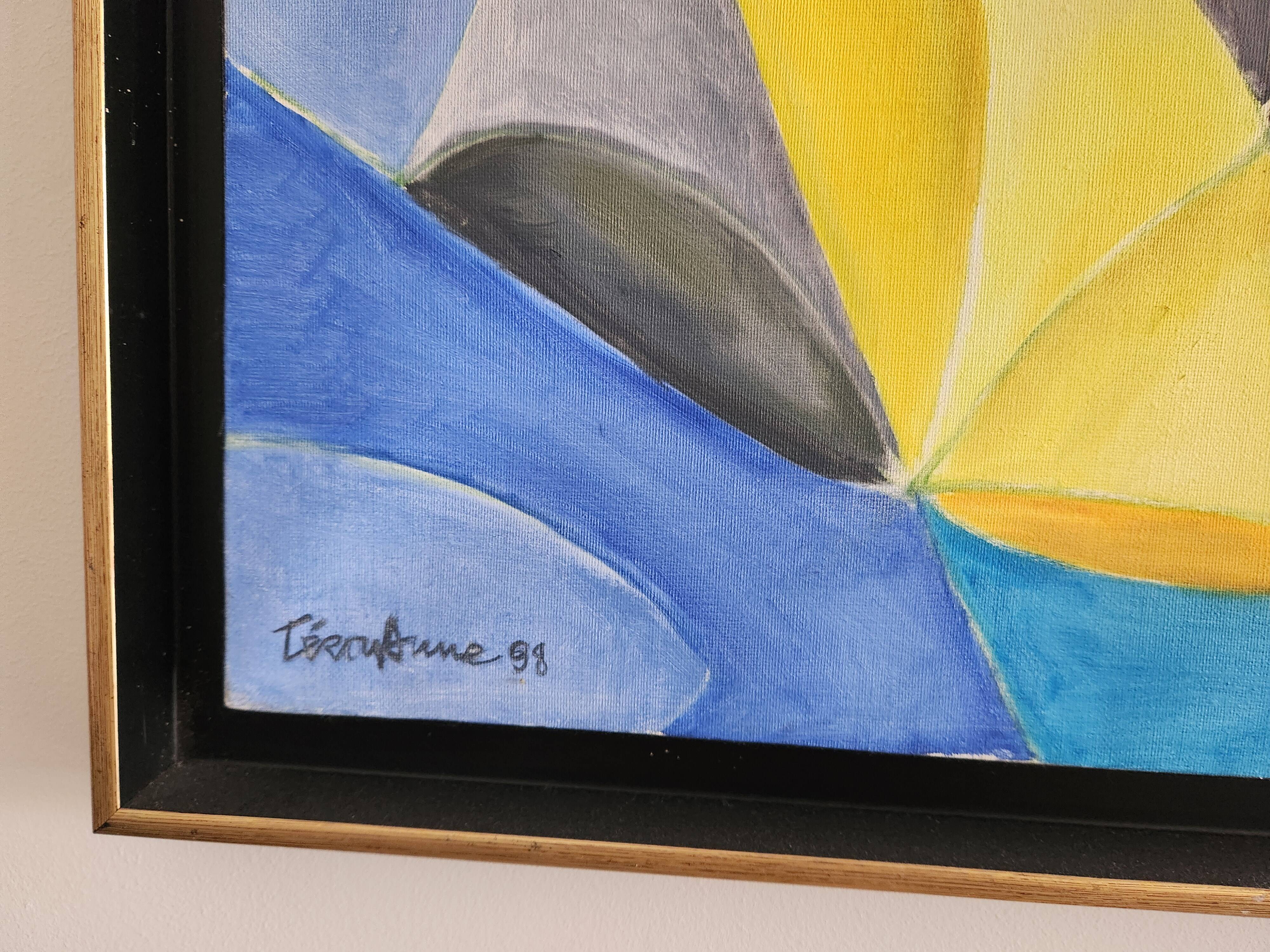 Pair of oils on canvas by lucille terouanne