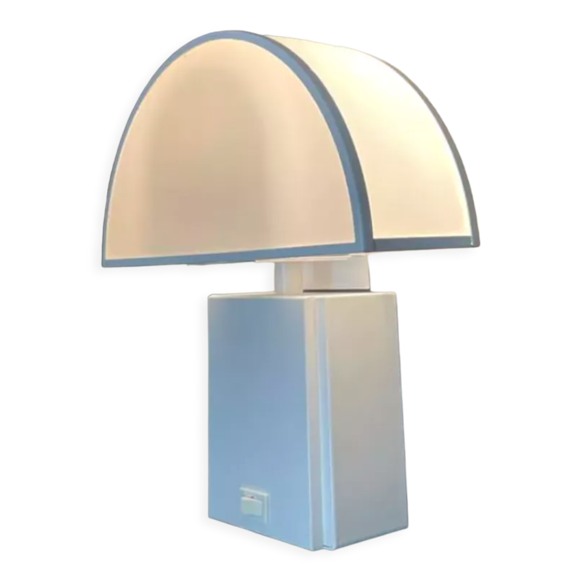 Applique Guzzini "Olympe", métal laqué blanc, Italie 1970