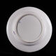 Set of 3 White Faïencerie Plates with Floral Decorations
