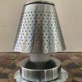 Lampe design en inox perforé