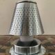 Lampe design en inox perforé