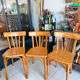 Set of 3 vintage Luterma bistro chairs