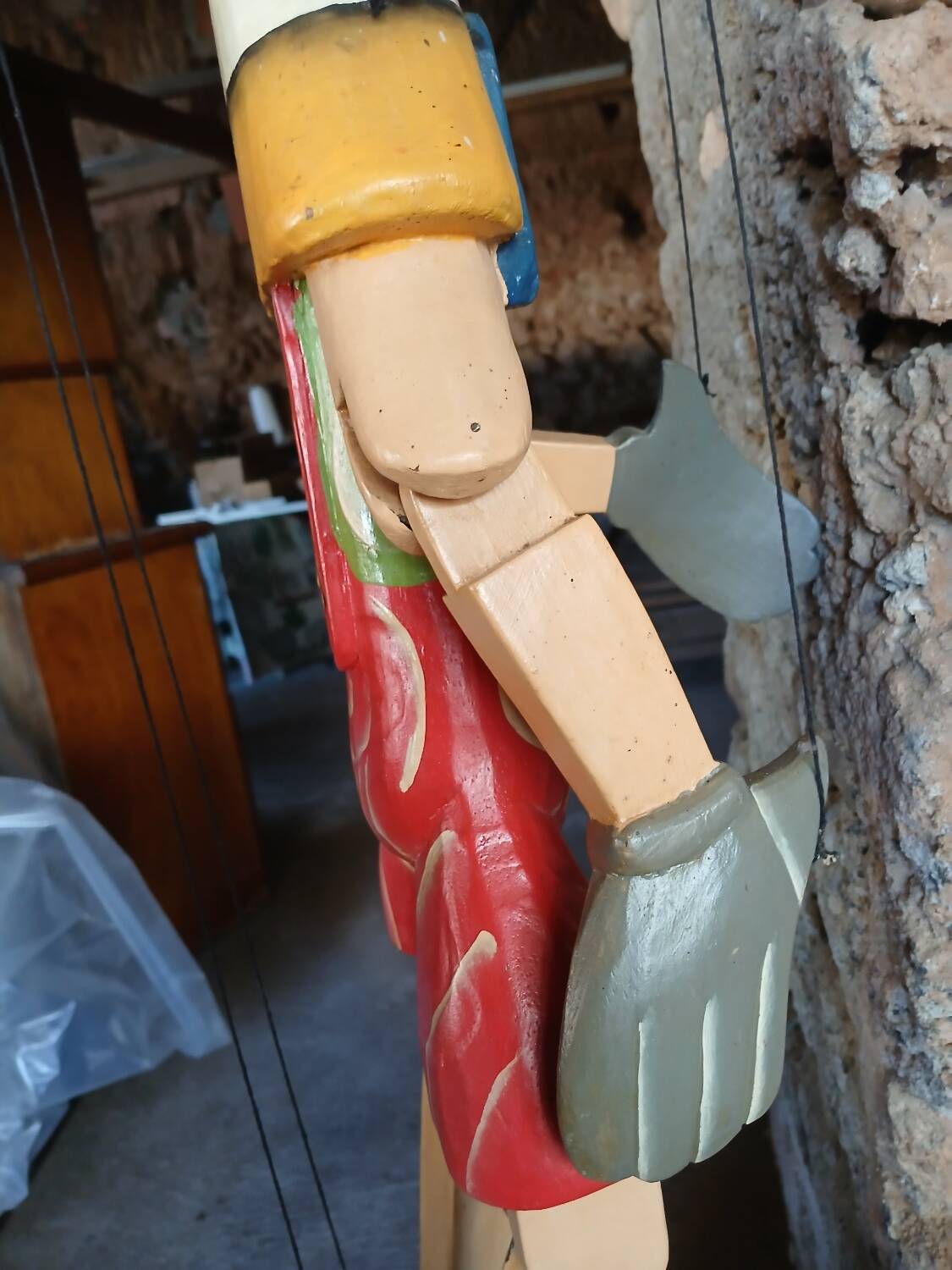Pinocchio wooden puppet