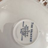 Set of 6 The Hunter blue cups by Myott