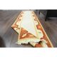 1970s Vintage Turkish Oushak Handmade Wool Cotton Beige Runner Rug 73x289