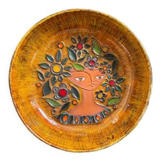 Vintage ceramic cut Alain di bin 1960