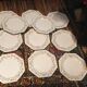 Flat plates Johnson Brothers 1980s "Eternal Beau" octagonal design