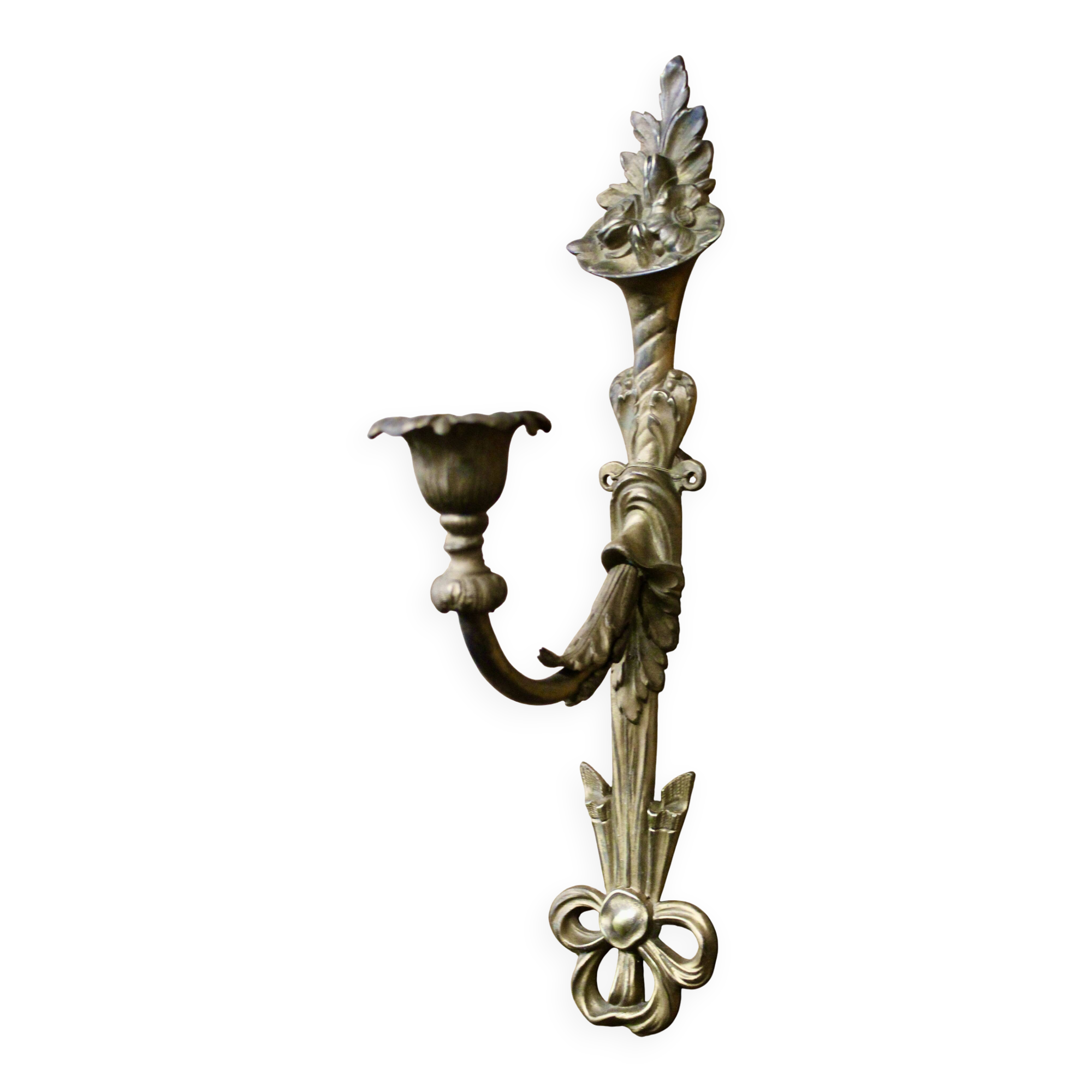 Applique murale en bronze style Louis XVI