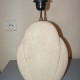 Stone shade lamp rattan 70s