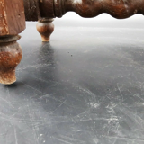 Low stool in old wood