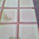 Coffee table mid century ceramic top