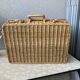 Wicker suitcase